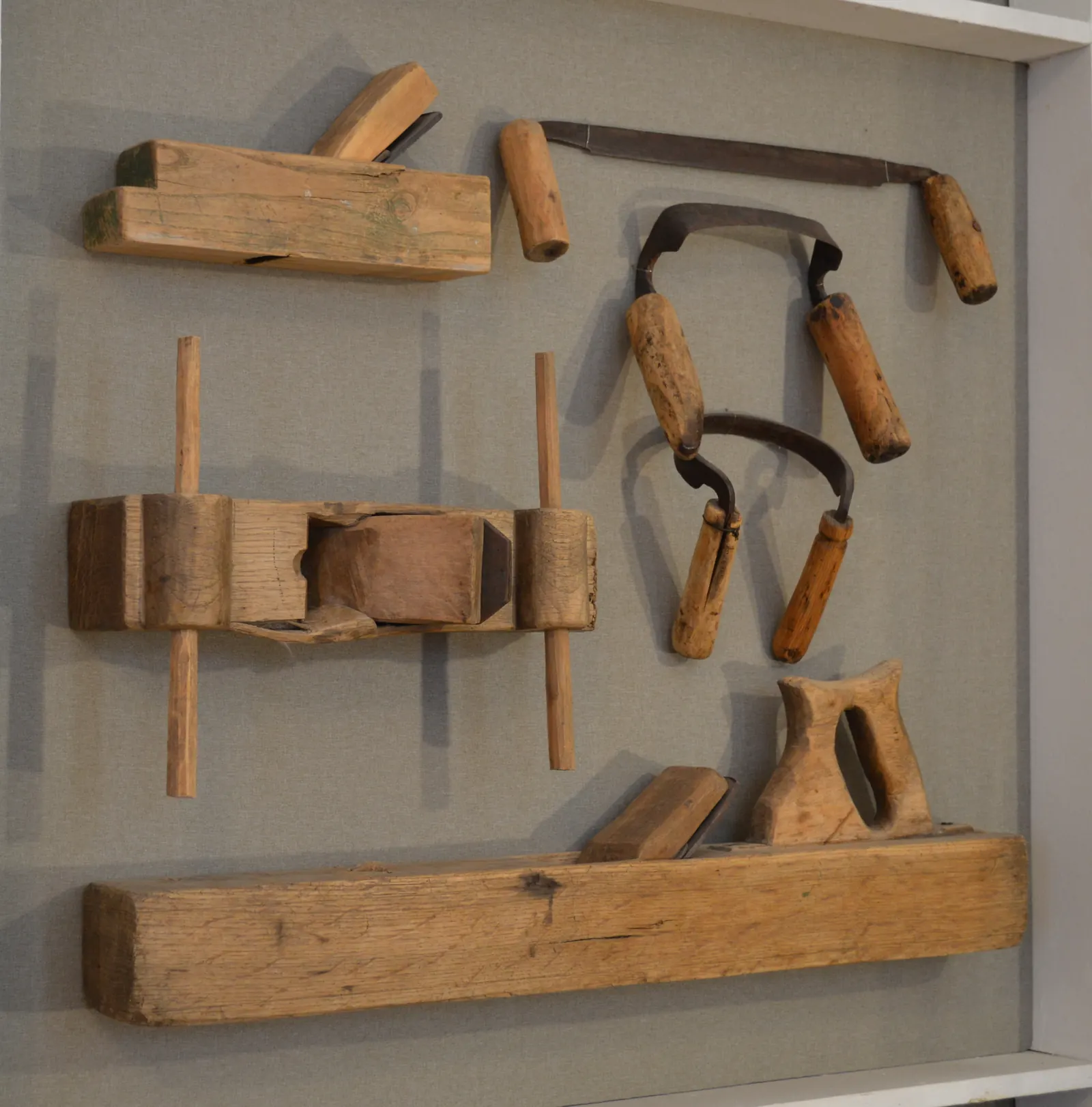 Wooden-bodied planes of the kind Krenov taught every student to make.